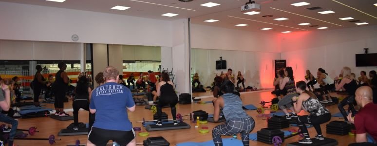 People working out in Derby Arena Studio