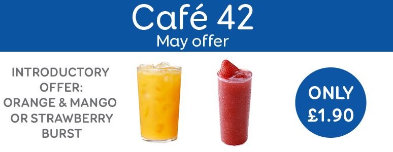 Introductory offer, Orange and Mango/ Strawberry Burst, £1.90 