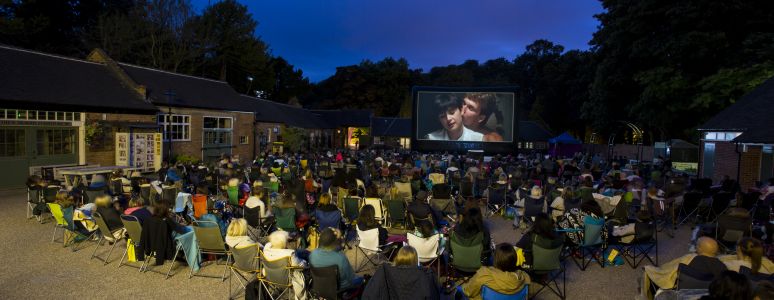 Outdoor cinema at Markeaton Park