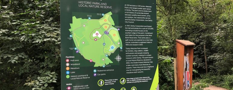 allestree park sign