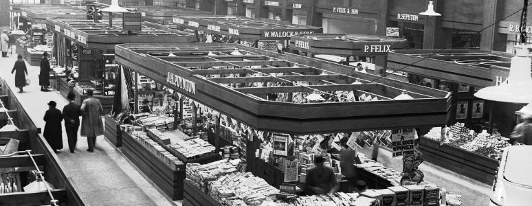 Derby Market Hall in the 1930s