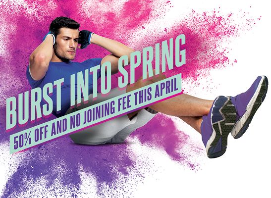 Join Derby Active and receive 50% off and no joining fee this April