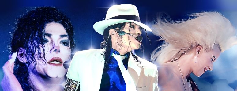 King of Pop show image featuring Michael Jackson tribute Navi and guitarist Jennifer Batten