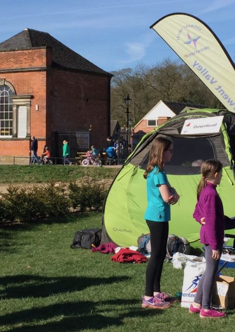 Orienteering at Markeaton Park