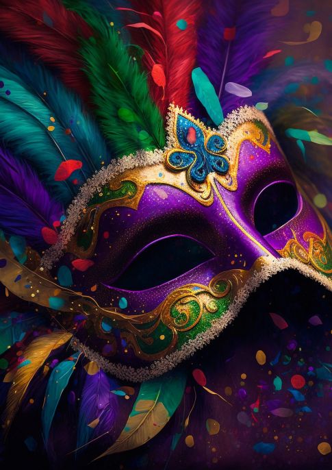 Decorate a Carnival Mask