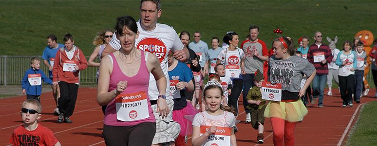 5k run at Moorways Stadium