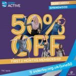 Derby Active Membership June 50% Offer