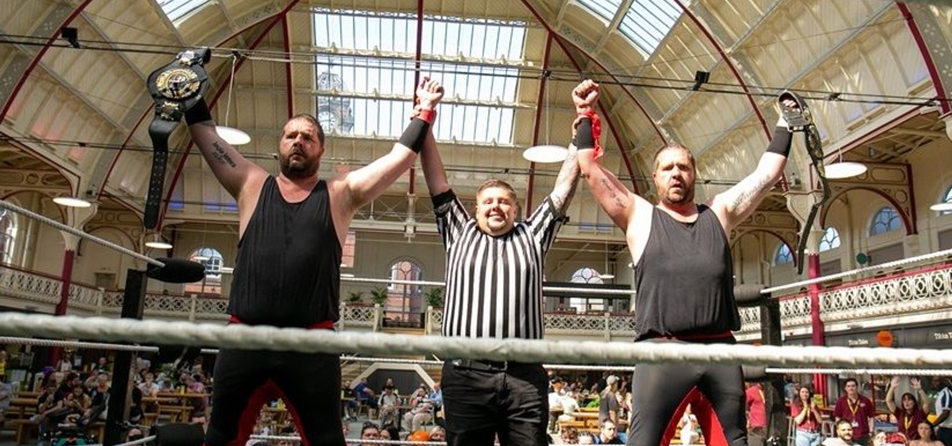 Aspire Wrestlers at Derby Market Hall