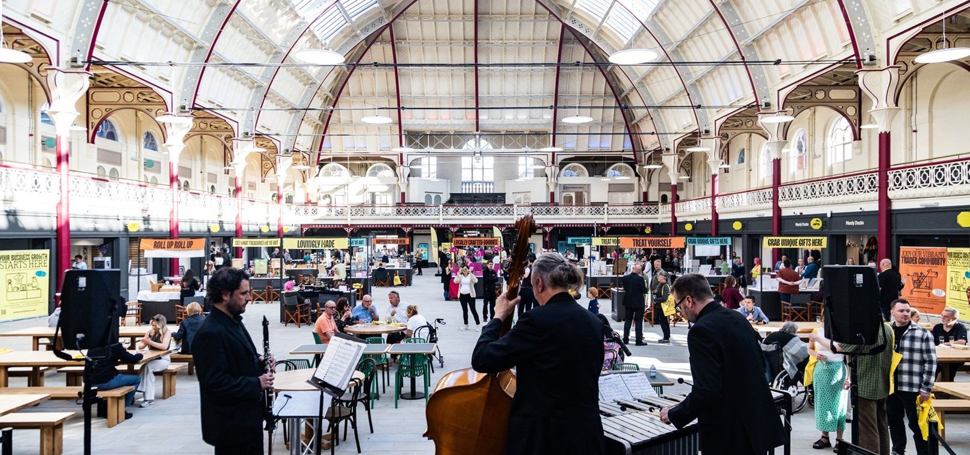 Viva Jazz Trio at Derby Market Hall