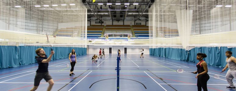 Sports courts at Derby Arena