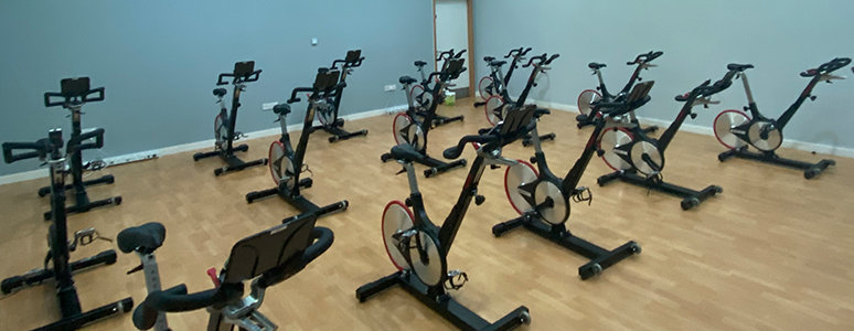 Indoor bike studio