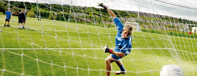 Football in Derby's parks