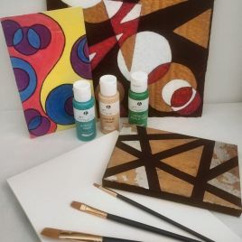 Acrylic Abstracts on canvas
