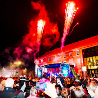Thousands turn out for the launch of Festive Derby