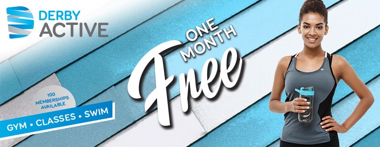 One month free Derby Active