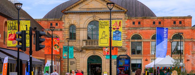 Derby Market Hall exterior