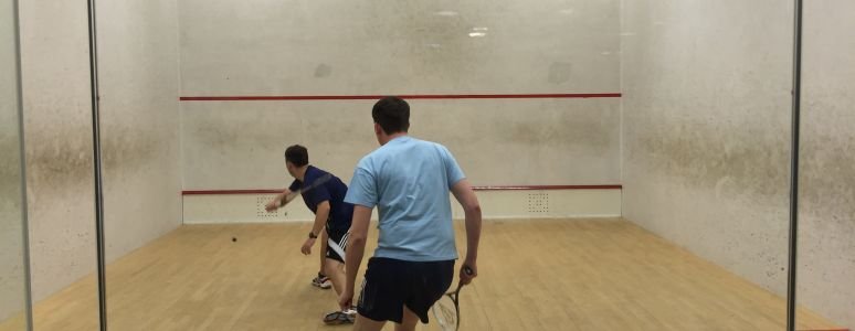 Squash court at Springwood Leisure Centre