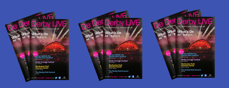 Derby LIVE July - September What's On Guide 2015