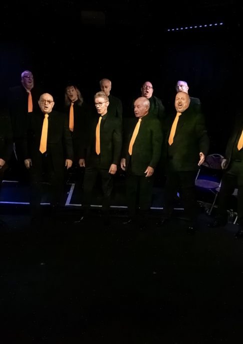 Live singing from Derby A Cappella