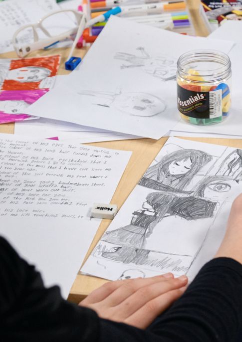 Manga Illustration workshop (Normanton Library Celebration Week)