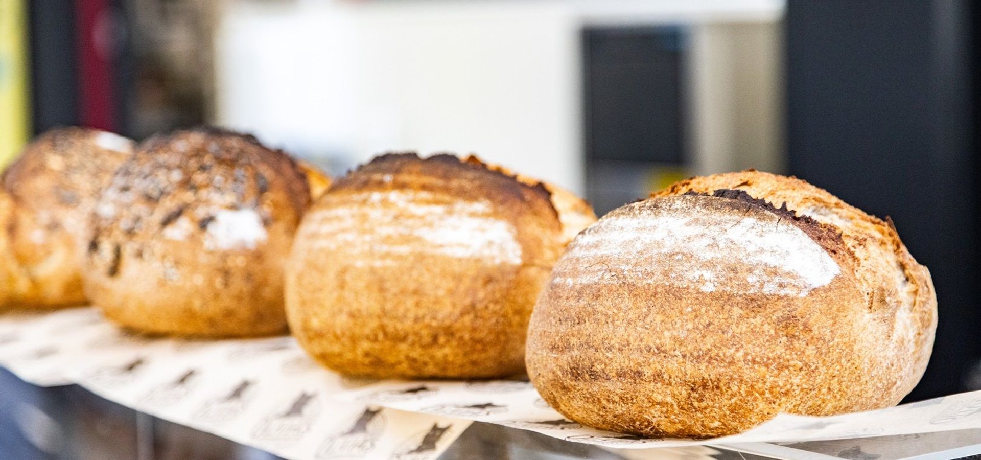 Fresh bread at Olivia's