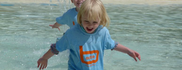 Water play at Markeaton Park