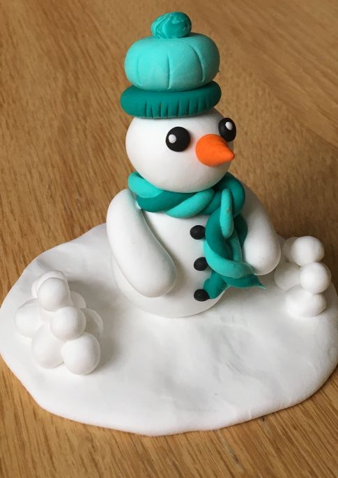 Jumping Clay Cake Decoration Christmas Workshop
