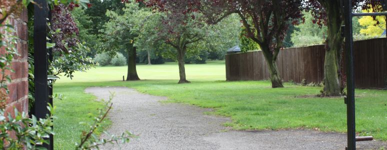 Pathway at Chaddesden Park