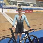 Image for Elite Cyclist travels across the world to train at Derby Arena