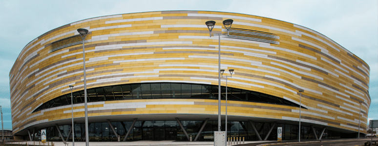 Derby Arena transform into Theatre for Derby LIVE Christmas pantomime Aladdin 2015