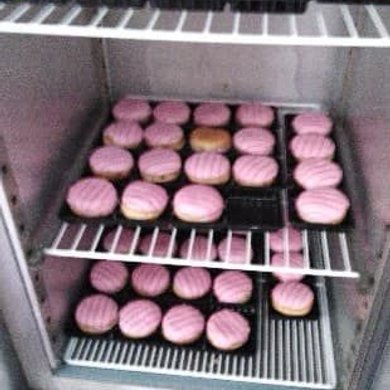 ...along with pink donuts!