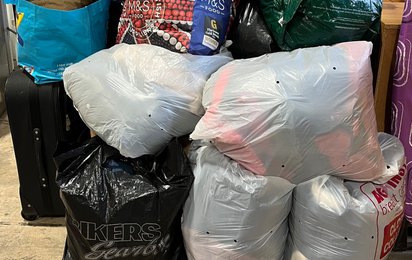 Derby County Community Trust collects coats for our Winter Warmers campaign