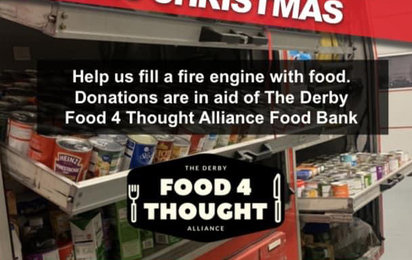 Help us fill a fire engine with food