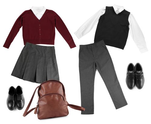 Various items of school uniform