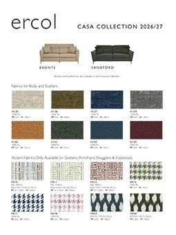 Casa collection leaflet