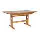 Windsor Medium Extending Dining Table LT Ash