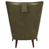 Thumbnail image of Hug Accent Chair in DK & L1103 Leather