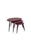 Thumbnail image of Ercol Pebble  Nest Of Tables in MR Maroon