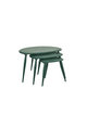 Pebble Nest of Tables in Teal