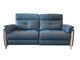 Mondello Large Recliner Sofa in OA & L908 Charcoal