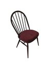 Thumbnail image of Upholstered Windsor Dining Chair in Maroon & C748