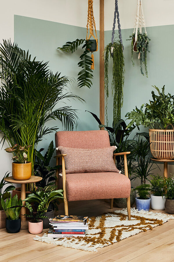 Marlia chair in N312 fabric and clear Matt finish