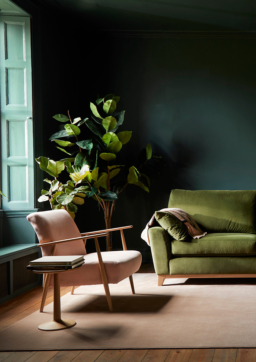 Marlia chair in N134 fabric and CM finish and Novara grand sofa in N136 fabric and CM finish Marlia chair in N134 fabric and CM finish and Novara grand sofa in N136 fabric and CM finish
