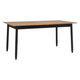 Monza Medium Extending Dining Table in POBK