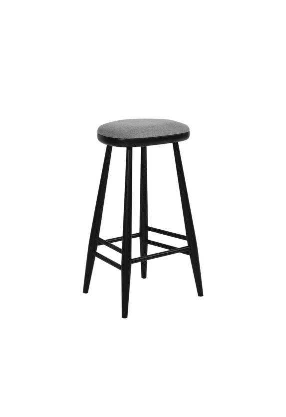 Image of Heritage Counter stool in Black  & E811