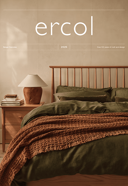 Cover image of the ercol 2025 catalogue