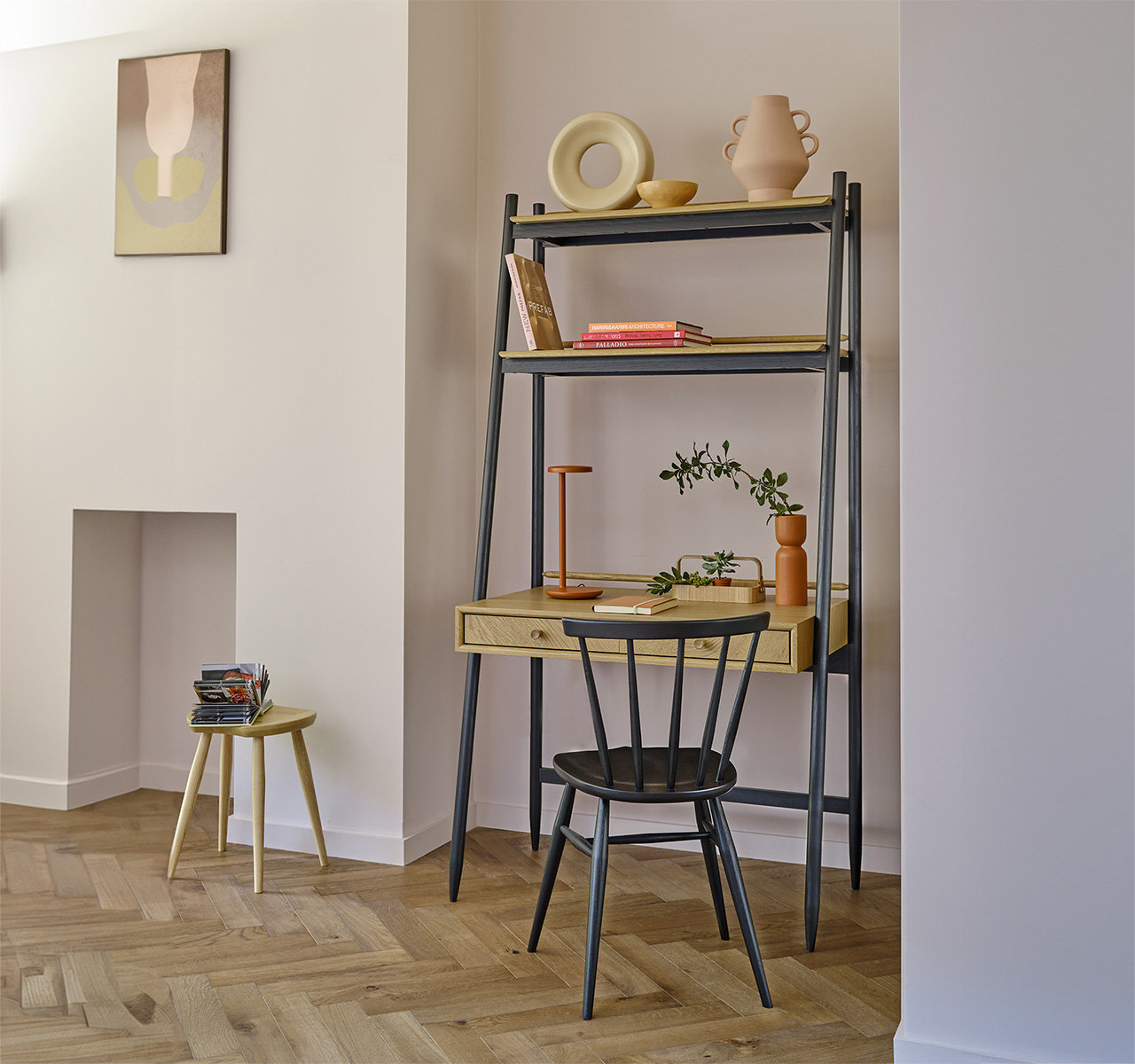 Monza desk and a Heritage chair