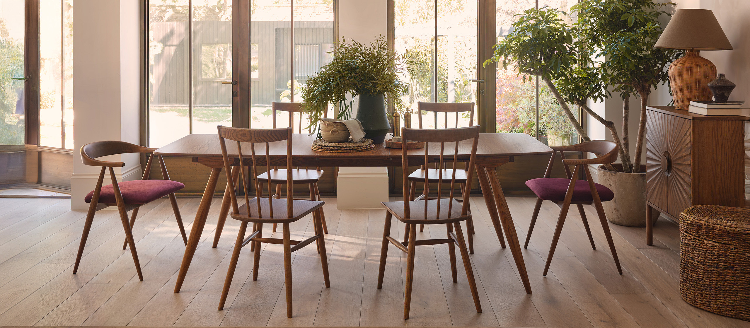 Fairmile large extending dining table with dining chairs.jpg