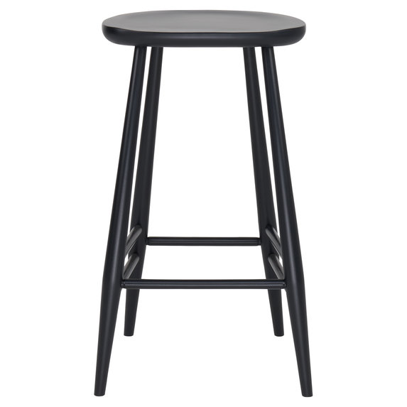 Image of Heritage Counter stool in Black H65cm