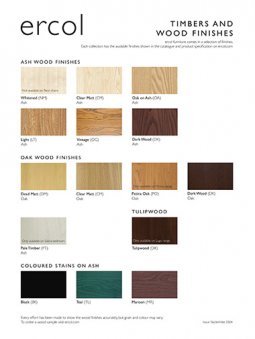 Wood finishes leaflet